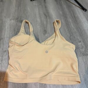 Lululemon Cream Sports Bra